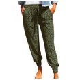 thumbnail image 2 of drppepioner Pantalon Décontracté pour Femmes Été Pantalon à Imprimé Léopard Bas Pantalon de Sport, 2 of 6