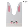 thumbnail image 1 of Coofit 50PCS Candy Bag Rabbit Ears Design Treat Bag Party Favor Bag for Cookies Candy, 1 of 10