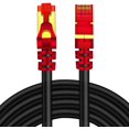 thumbnail image 1 of Outdoor Cat 7 Ethernet Cable 150 ft,Yeung Qee CAT7 ethernet Cable RJ45 LAN Cable Gigabit Network Patch Cord SSTP, 1 of 5