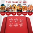 thumbnail image 2 of Intexca 4QT Air Fryer , 1400W, Panier Antiadhésif (Rouge), 2 of 5