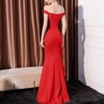 thumbnail image 3 of UPPADA Wedding Guest Dresses for Women One Shoulder Ruched Formal Evening Dress Wrap Ruffle Hem Dress Halter Bodycon Maxi Dress High Waist Party Prom Gown Cocktail Dress Up To 40% off, 3 of 4