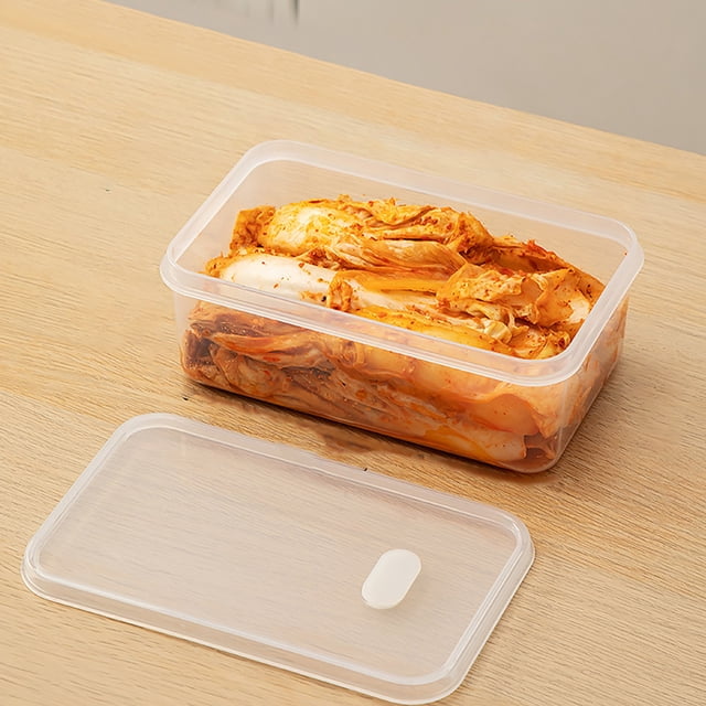 TopLLC Accessoires de Cuisine, Maison et Cuisine, Grande Capacité de Cuisine Boîte de Kimchi Scellée Boîte de Conservation Fraîche Qualité Alimentaire Boîte de Rangement Spéciale pour Réfrigérateur avec Couvercle Boîte Froide pour Légumes Boîtes Fraîches de Cuisine