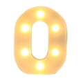 thumbnail image 2 of Vaidha Alphabet LED Letter Lights Light Up White Plastic Letters Standing Hanging A-M, 2 of 3