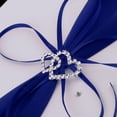 thumbnail image 4 of yuksok 3pcs Set Satin Crystal Guest Book Pen and Pen Stand Wedding Reception Blue, 4 of 9