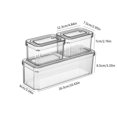 thumbnail image 3 of XYAIYT Stackable Clear Fridge Storage Containers for Produce Preservation Versatile Refrigerator Organizer Bins with Pull Out Drawers for Vegetables Meats Yogurts and Canned Goods, 3 of 8