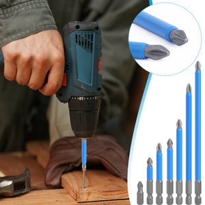 PRETXORVE Screwdriver Set Of 7 Steel Screwdriver Tip Screwdriver Head Drill Screwdriver Head