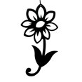 thumbnail image 3 of Village Wrought Iron HOS-172 Shasta Daisy Silhouette Decoration, 3 of 3
