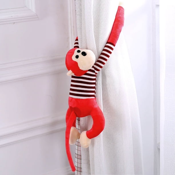 Singe Peluche Bleu Aux Longs Bras – 65 Cm, Tissu Doux, Rembourrage PP, Décor Ou Câlin