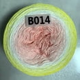 thumbnail image 3 of 300g Gradient Color Rainbow Cake Yarn Mercerized Cotton Yarn Thread Crochet Shawl Blanket DIY Hand-Woven Yarn for Knitting, 3 of 7