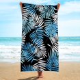 thumbnail image 4 of RXIRUCGD Microfiber Beach Towel: Quick-Dry, Compact, Sand-Free, Absorbent, Sandproof and Lightweight - Perfect for Camping, Beach, and Roadtrips Leaf Beach Towel, 4 of 7