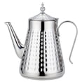 thumbnail image 1 of SANQIAHOME 1.8L(60oz) Stainless Steel Hammer Patterned Teapot With Removeable Infuser,Loose leaf cover,Silver, 1 of 12