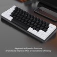 thumbnail image 4 of Clavier de Jeu Rétroéclairé RVB, Clavier Filaire Rétroéclairé Multicolore avec Sensation Mécanique, Conception Ergonomique, Prêt à l'Emploi pour 10, Mac OS X, 4 of 7