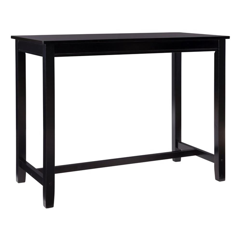Linon Claridge Table de Pub en Bois de 36 Pouces Hauteur Comptoir, Noir
