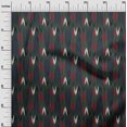 thumbnail image 2 of oneOone Polyester Lycra Fabric Arrow Ikat Printed Craft Fabric BTY 56 Inch Wide, 2 of 4