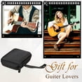 thumbnail image 3 of PU & EVA Guitar Pick Holder Storage Pouch, Portable Case with Zipper for 50+ Picks, Tuner & Small Musical Accessories, 3 of 4