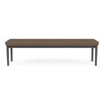 thumbnail image 4 of Lenox Steel Reception Waiting Room 3-Seat Bench / Charcoal Steel / Brown, 4 of 5