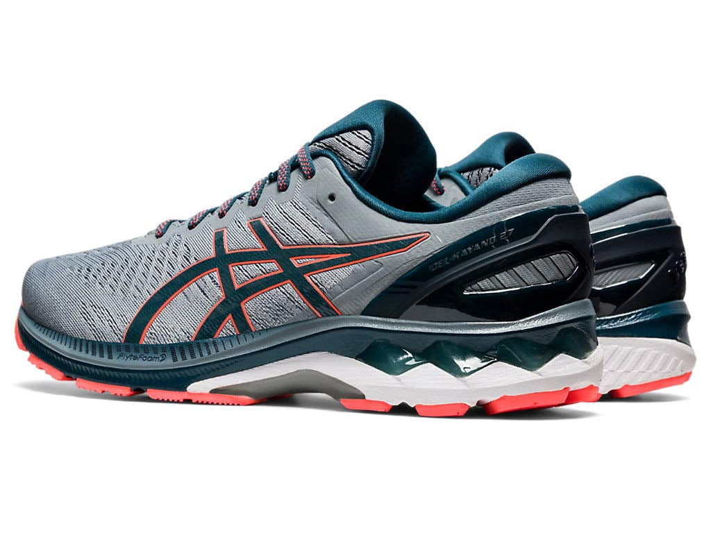ASICS Chaussures de Course Gel-Kayano 27 (2E) pour Hommes, 12.5W, Bleu Roche/magnétique