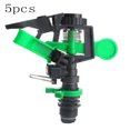 thumbnail image 3 of 5Pcs ABS Impact Sprinkler Head Adjustable 0-360 Degree 34Ft-60Ft Spray Distance, 3 of 11