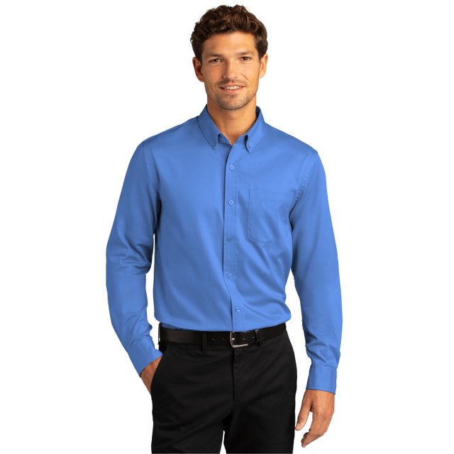 Port Authority Men's Long Sleeve SuperPro React Twill Shirt - W808