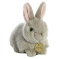 thumbnail image 1 of Aurora Stuffed Animals - Angora Bunny Grey 7.5", 1 of 2