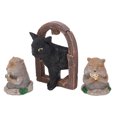 thumbnail image 4 of Ccdes Statues de Jardin, Ornements de Gopher, 3 Pcs Ornements de Gopher Résine Simulation Animal Chat Sculpture de Jardin Décoration Ornements, 4 of 8