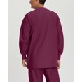 thumbnail image 3 of Landau Essentials Vestes de Sarrau à 5 Poches pour Hommes - Coupe Classique Décontractée, Col Ras du Cou, devant à Boutons-Pression, Sarraus d'Échauffement 7551, 3 of 5