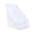 thumbnail image 3 of jinwen Acrylic Brochure Holder Brochure Display Stand for Documents Menu Restaurant A5 4 Tier, 3 of 9