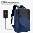 thumbnail image 4 of Qocolhg Travel Laptop Backpack, Business Anti Theft Slim Sturdy Laptops Backpack with USB Charging Port, Water Resistant College School Computer Bag Gift for Men & Women Fits 15.6 Inch Notebook, 4 of 6