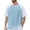 Sky Blue, variant on LUOGENLI Male T-shirts for Mens Short Sleeved Basketball Sports Split T Shirt Suit Men's Warm up Shooting Sweat Wicking College Student Trendy T-shirts for Men Graphic Tee Summer Clothes Black M
