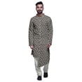 thumbnail image 1 of Atasi Kurta de Designer pour Garçons Ensemble Kurta Pyjama Décontracté Vêtements Ethniques d'Été, 1 of 2