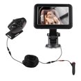thumbnail image 1 of yeacher 5-Inch HD Car Baby Monitor with 1080P Resolution, Night Vision, and Adjustable Angle, IP68 Waterproof, Black, 1 of 6