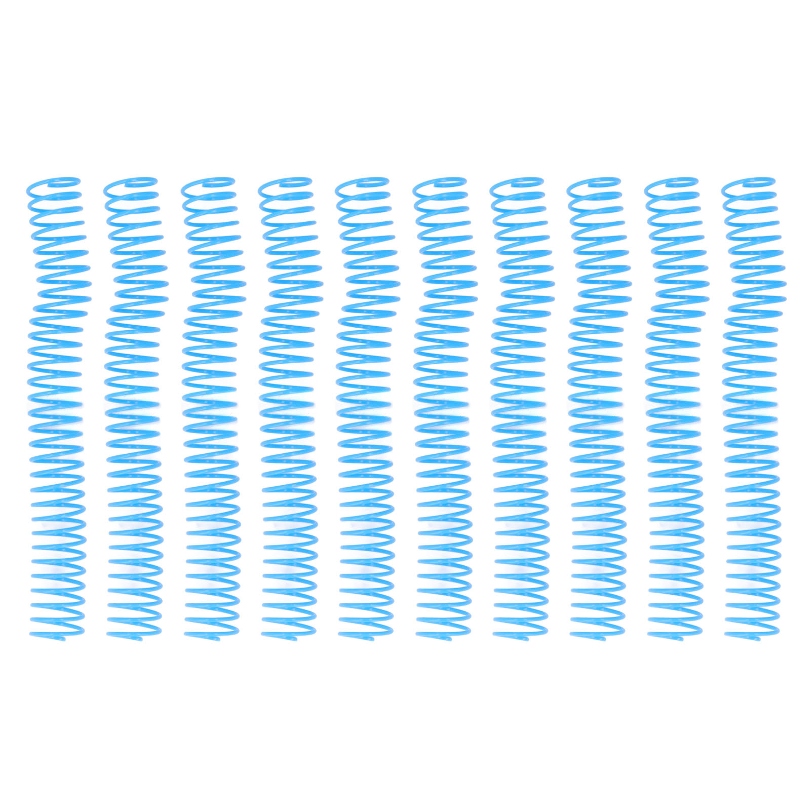 Sheet Binding Comb, 29mm Inner Diameter Spiral Binding Coil Easy Cutting For Paper Blue