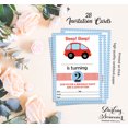 thumbnail image 5 of Darling Souvenir White Birthday Invitation Card Printable Elegant Fill or Write In Blank Party Invites 28 Pcs 5 x 7 Inches, 5 of 5
