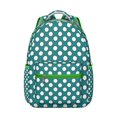 thumbnail image 1 of Colorful Polka Dots School Backpack Minimalist Dots and Geometric Pattern Design Fashion Travel Bag for Students, 1 of 6