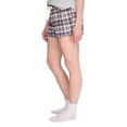 thumbnail image 4 of George Women's Flannel Pajama Short, 4 of 6