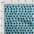 thumbnail image 2 of oneOone Rayon Light Blue Fabric Medical Virus Craft Projects Decor Fabric Printed by The Yard 56 Inch Wide, 2 of 4