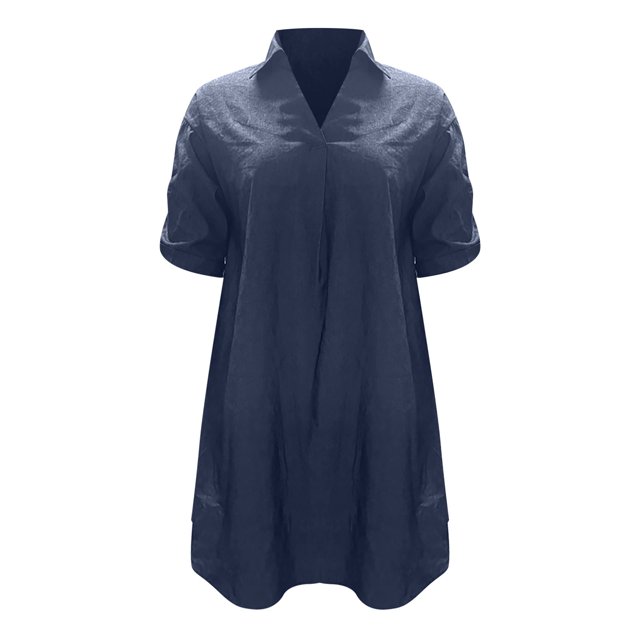 adviicd Robes Grande Taille pour Femmes 2024 Imprimé Floral Col en V Manches Courtes Fendue Robe Maxi de Plage BU1,TTTG