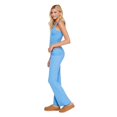 thumbnail image 4 of No Boundaries Women's Rib Pajama 2-Piece Set, 4 of 6