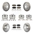 thumbnail image 1 of Transit Auto Front Rear Disc Brake Caliper Coated Rotors and Ceramic Pads Kit (10Pc) for Car 2014-2015 Kia Sorento Limited with 3.3L with Red Painted Calipers KCG-100907C, 1 of 2