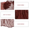 thumbnail image 4 of Unique Bargains 11Ft Cheesecloth Table Runner 35 x 134 Inch Rustic Gauze Tablecloth, Terracotta, 4 of 7