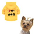 thumbnail image 3 of Pet Dog Clothes Autumn Winter Fleece Hooded Sweatshirt Polyester Festival Design Warm, 3 of 6