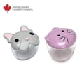 thumbnail image 1 of Melii Conteneur de collation animaux ensemble de 2 pour bébés, enfants et adultes, 1 of 6