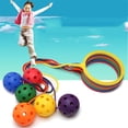 thumbnail image 3 of WLAGOOD Skip Ball Ankle Toy for Kids,Hopper Swingball,5.9-Inch Diameter Ankle Ring,Fun Jumper and Exercise Equipment,Jumping Ring Rope Game for Boy and Girl, 3 of 8