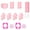 Rose, variante sur MIANGASTORE 1 Ensemble Tunnel en Plastique pour Hamster Jouet Cage Hamster