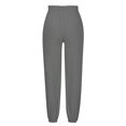 thumbnail image 4 of EQWLJWE Pantalons pour Femmes Mode Décontractée Couleur Unie Élastique Coton et Lin Pantalons, 4 of 5