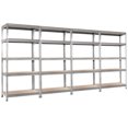 thumbnail image 1 of Patiojoy 5-Tier Industrial Steel Storage Shelves Garage Rack with Adjustable Shelves Sliver, 1 of 6