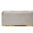 thumbnail image 4 of TOV Furniture The Magnolia Collection Fauteuil d'Appoint Moderne pour Salon, Crème Texturée et Or, 4 of 5