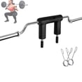 thumbnail image 1 of GloryStar Heavy Duty Safety Squat Bar, 700 Lb Capacity, Includes Padded Shoulder and Neck Support, 2 Locking Collars, Fits 2-Inch Weight Plates (Weights Not Included), 1 of 7