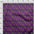 thumbnail image 2 of oneOone Georgette Viscose Fabric Leaves Block Decor Fabric Printed BTY 42 Inch Wide, 2 of 4