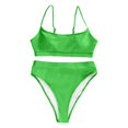 thumbnail image 4 of Womens High Waisted Swimsuits Bottom Padded Bathing Suits Bikini Sets Top Two Piece Swimwear Swimwears Tankinis Set Xl, 4 of 5